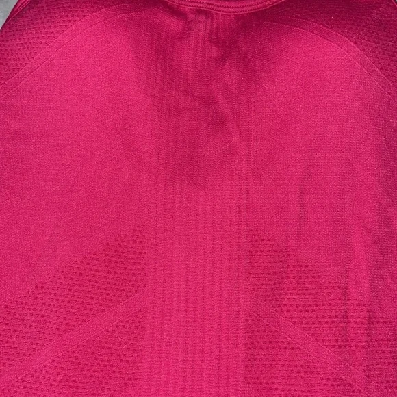 Fabletics Pink Strappy Longline Workout Tank - Picture 4 of 6